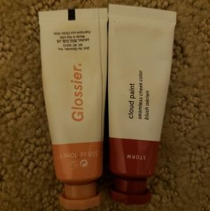 Glossier cloud paint in Dusk and Storm